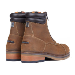 Stivali Jodhpur Horze Blake in pelle per bambini Marrone scuro Stivali Jodhpur Horze Blake in pelle per bambini Marrone scuro