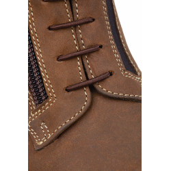 Stivali Jodhpur Horze Blake in pelle per bambini Marrone scuro Stivali Jodhpur Horze Blake in pelle per bambini Marrone scuro