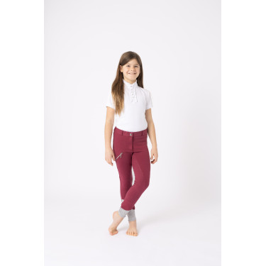 Pantaloni per bambini Horze Felicia Rosa secca Pantaloni per bambini Horze Felicia Rosa secca