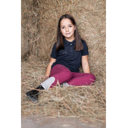 Pantaloni per bambini Horze Felicia Rosa secca Pantaloni per bambini Horze Felicia Rosa secca