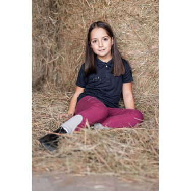 Pantaloni per bambini Horze Felicia Rosa secca Pantaloni per bambini Horze Felicia Rosa secca