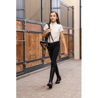 Pantaloni per bambini Horze Felicia Blu marino scuro