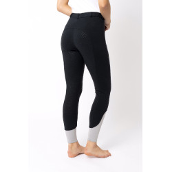 Pantaloni da equitazione Horze Felicia con grip a fondo intero Blu marino scuro