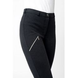 Pantaloni da equitazione Horze Felicia con grip a fondo intero Blu marino scuro