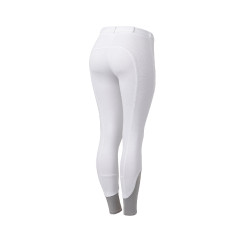 Pantalon d'équitation Horze Felicia fond intégral grip Blanc