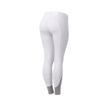 Pantalon d'équitation Horze Felicia fond intégral grip Blanc