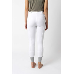 Pantalon d'équitation Horze Felicia fond intégral grip Blanc