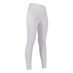 Leggings Alice con fondo integrale in silicone HKM Bianco Leggings Alice con fondo integrale in silicone HKM Bianco