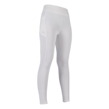 Leggings Alice con fondo integrale in silicone HKM Bianco Leggings Alice con fondo integrale in silicone HKM Bianco