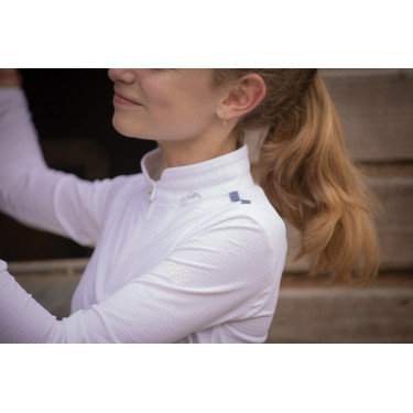 Polo da concorso Pénélope Séville Mesh maniche lunghe Polo da concorso Pénélope Séville Mesh maniche lunghe