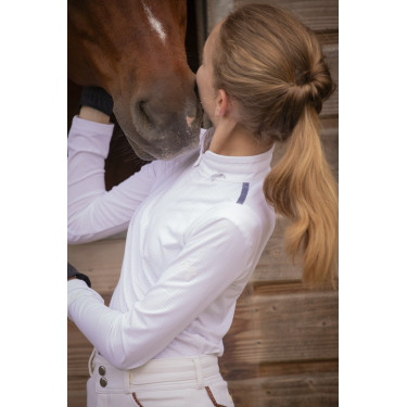 Polo da concorso Pénélope Séville Mesh maniche lunghe Polo da concorso Pénélope Séville Mesh maniche lunghe