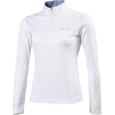 Polo Equithème Mesh maniche lunghe taglio aderente Polo Equithème Mesh maniche lunghe taglio aderente