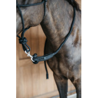 Lunga da allenamento Dy'on con moschettone Nero Lunga da allenamento Dy'on con moschettone Nero