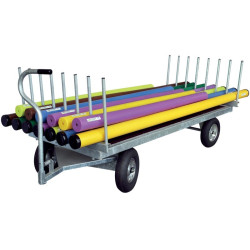 Carrello a 4 Ruote Zincato La Gée Carrello a 4 Ruote Zincato La Gée