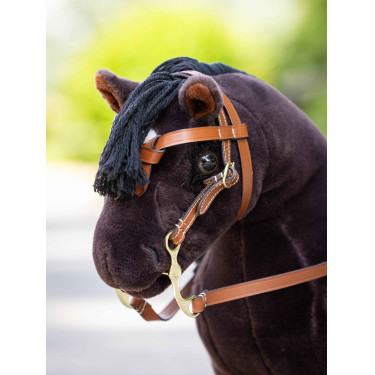 Briglia Western color cuoio per giocattolo Mini Pony LeMieux Briglia Western color cuoio per giocattolo Mini Pony LeMieux