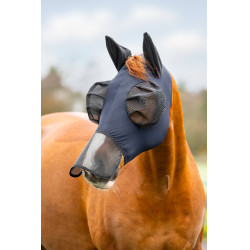 Maschera antimosche con coprinasso LeMieux Bug Relief Full Marina Blu marino