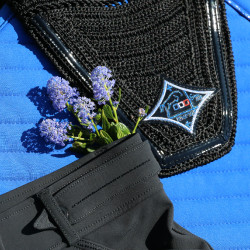 Pantaloni da equitazione Élégance Pénélope Nero