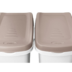 Contenitore per alimenti Petfood Kerbl Bianco / marrone Contenitore per alimenti Petfood Kerbl Bianco / marrone