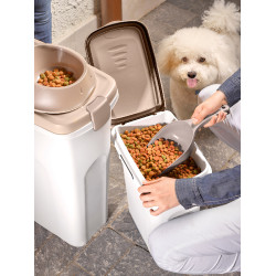Contenitore per alimenti Petfood Kerbl Bianco / marrone Contenitore per alimenti Petfood Kerbl Bianco / marrone