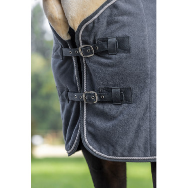 Coperta in pile RugBe Royal Covalliero Grafite Grigio Coperta in pile RugBe Royal Covalliero Grafite Grigio