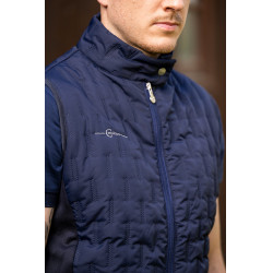 Gilet bicolore da uomo Covalliero Marina Blu marino