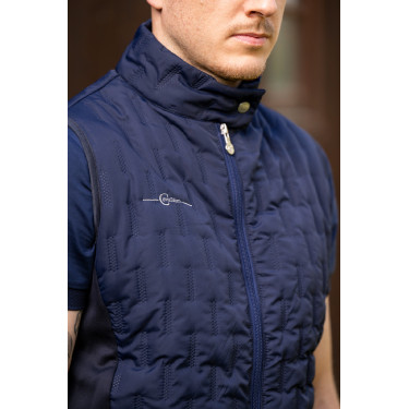Gilet bicolore da uomo Covalliero Marina Blu marino