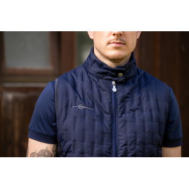Gilet bicolore da uomo Covalliero Marina Blu marino