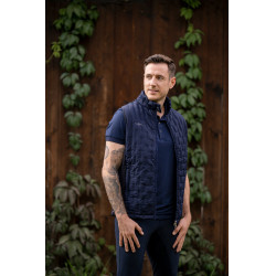 Gilet bicolore da uomo Covalliero Marina Blu marino