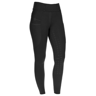 Leggings da equitazione donna HighWaist Covalliero Nero
