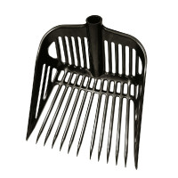Fourche à copeaux Kerbl Noir