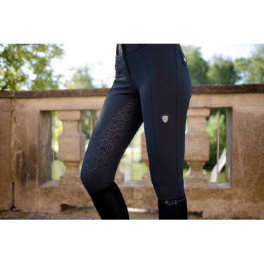 Pantaloni da equitazione donna HighWaist Covalliero Blu scuro