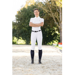 Pantaloni Janne x PinkRibbon full grip da donna Covalliero Bianco