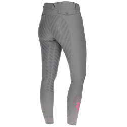 Pantaloni Janne x PinkRibbon full grip da donna Covalliero Grafite Grigio