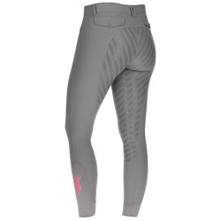 Pantaloni Janne x PinkRibbon full grip da donna Covalliero Grafite Grigio