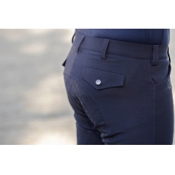 Pantaloni Techno II con grip integrale da uomo Covalliero Blu scuro