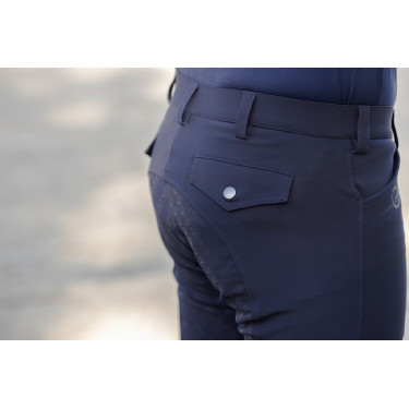 Pantaloni Techno II con grip integrale da uomo Covalliero Blu scuro