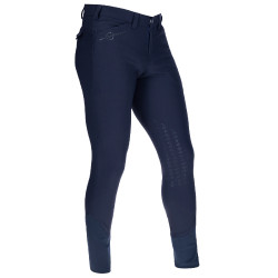 Pantaloni Techno II con grip al ginocchio da uomo Covalliero Blu scuro
