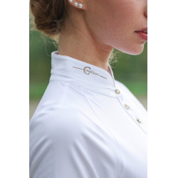 Polo da concorso donna Goldana Covalliero Bianco