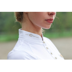 Polo da concorso donna Goldana Covalliero Bianco