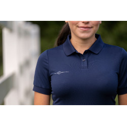Polo da donna a maniche corte Covalliero Marina Blu marino