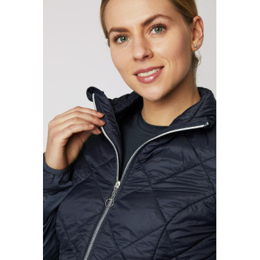 Piumino leggero da donna Horze Elena Blu navy scuro Piumino leggero da donna Horze Elena Blu navy scuro