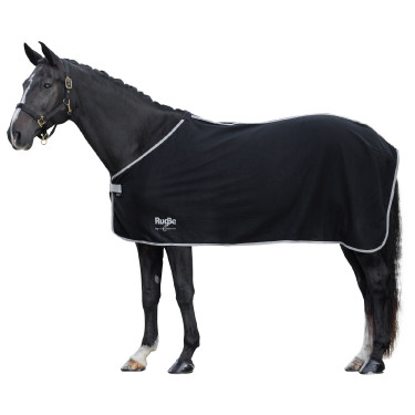 Coperta in pile RugBe Economic Covalliero Nero Coperta in pile RugBe Economic Covalliero Nero