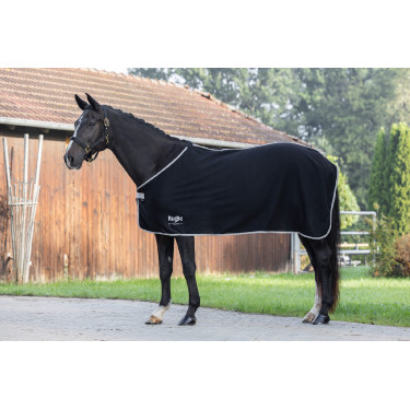 Coperta in pile RugBe Economic Covalliero Nero Coperta in pile RugBe Economic Covalliero Nero