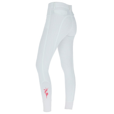 Pantaloni Janne x PinkRibbon grip ginocchia donna Covalliero Bianco