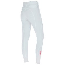 Pantaloni Janne x PinkRibbon grip ginocchia donna Covalliero Bianco