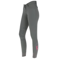 Pantaloni Janne x PinkRibbon grip ginocchia donna Covalliero Grafite Grigio Pantaloni Janne x PinkRibbon grip ginocchia donna Covalliero Grafite Grigio