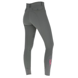 Pantaloni Janne x PinkRibbon grip ginocchia donna Covalliero Grafite Grigio