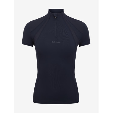 Maglia intima a rete a maniche corte LeMieux Mia Marina Blu marino