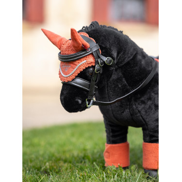 Cuffia anti-mosche per giocattolo Mini Pony LeMieux Albicocca Cuffia anti-mosche per giocattolo Mini Pony LeMieux Albicocca