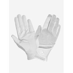 Guanti da equitazione LeMieux Pro Mesh Bianco